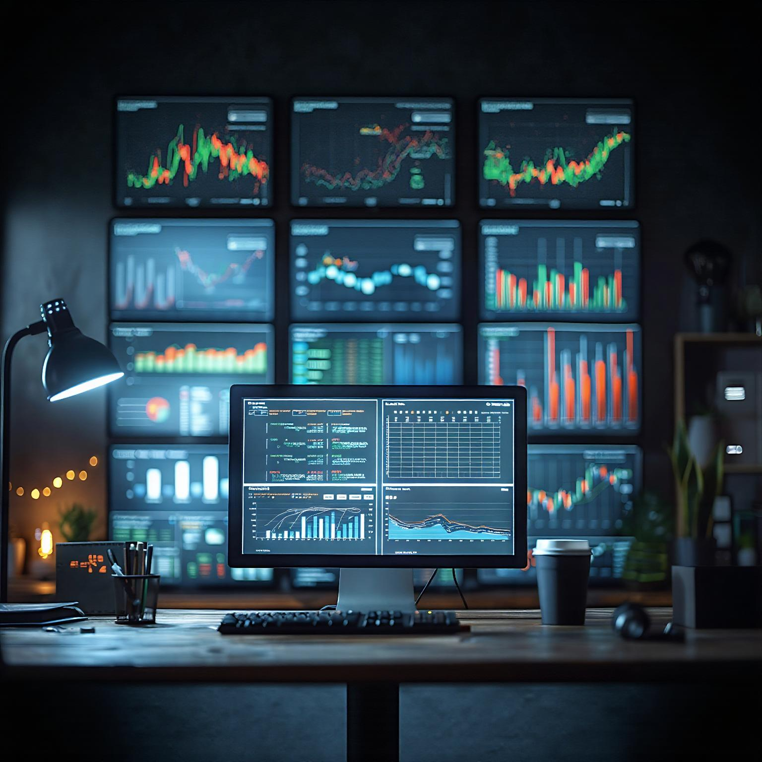 Icono de Gestión de datos y analítica avanzada